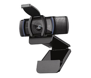 Webcam 1080p 30Fps c/Presilha e Capa de Segurança C920E Logitech