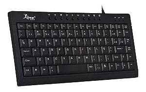 Mini Teclado USB Multimídia ABNT2 Preto KP-2013 Knup