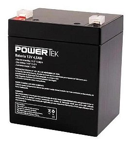 Bateria Selada VRLA 12V 4,5A Powertek