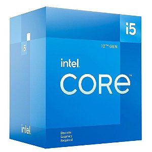 Processador Intel Core i5 12400F Cache 18MB Boost 4,40GHz BX8071512400F