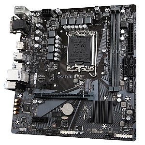 Placa Mãe Gigabyte mATX H610M H DDR4 LGA 1700 M.2 USB 3.0 VGA HDMI