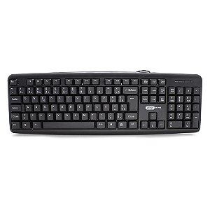 Teclado Corporativo Preto ABNT2 KP-2002 Knup