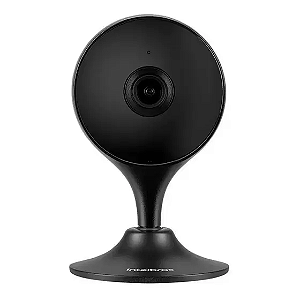 Câmera Smart Interna IMX C Preta Intelbras Full HD Super Wide Wi-Fi 2,8MM