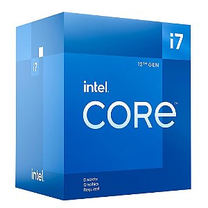 Processador Intel Core I7 12700F Cache 25MB Boost 4.90GHz 12 Núcleos BX8071512700KF Box S/Video