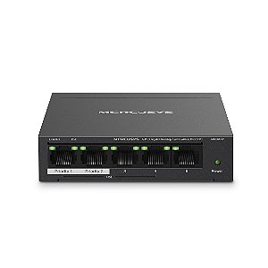 Switch de Mesa 5 Portas PoE+ Gigabit Duplex MS105Gp Mercusys