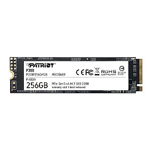 SSD 256GB 2280 M.2 NVME PATRIOT P300 P300P256GM28