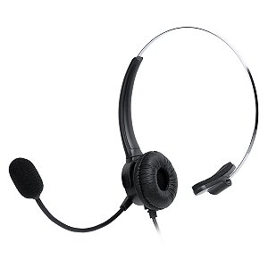 Headset Monoauricular USB c/Microfone e Controlador Corp Uno Vinik