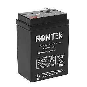 Bateria Selada VRLA 6V 5AH Rontek