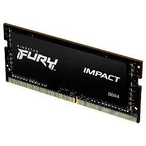 Memória Notebook DDR4 8GB 3200MHz Fury Impact Black Kingston