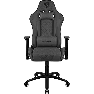 Cadeira Gamer ThunderX3 TGC12 Loft Grafite Reclinável 125kg c/Ajuste de Altura e Descanso de Braço Tecido