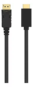 Cabo Conversor Displayport Macho x HDMI Macho 1.8M 2160P 4K Preto MCB-021 Tomate