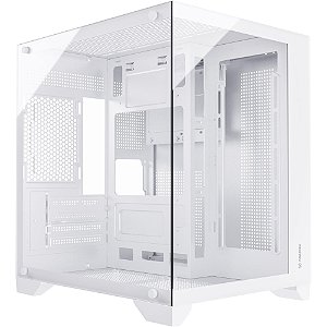 Gabinete Fortrek Clarity White Mid Tower Aquário Vidro Temperado Branco Micro ATX/ITX USB 3.0