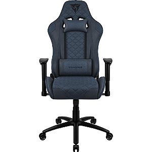Cadeira Gamer ThunderX3 TGC12 Loft Blue Reclinável 125kg c/Ajuste de Altura e Descanso de Braço Tecido