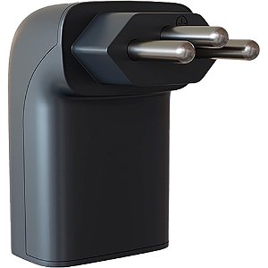 Protetor de Surto 1 Tomada 20A 3 Pinos Pocket Fit Preto iClamper