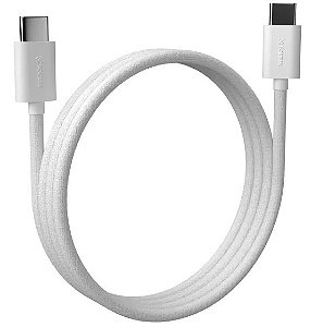 Cabo USB C x USB C 1m Branco Fortrek