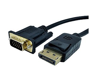 Cabo DISPLAY PORT para VGA 1,8M KPYP5007 Knup