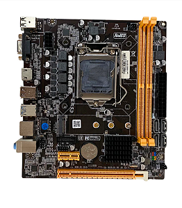 Placa Mãe 1151 BPC-H310/B250M.2-STG Brazil PC  /LGA1151/DDR4/M.2/HDMI/VGA/Gigabit/mATX/