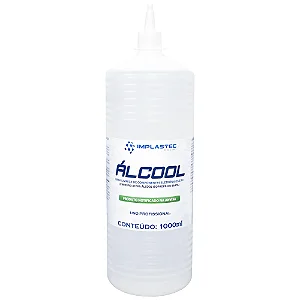 Álcool Isopropílico 99,3% / 1000ml / Frasco Bico Aplicador para Eletrônicos