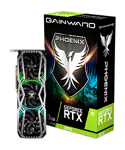 Placa de Vídeo Gainward GeForce RTX 3070 Phoenix / 8GB GDDR6 / PCI-E 4.0 / 1725MHz Boost