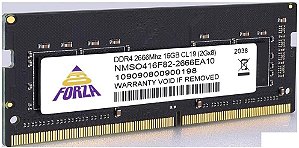 Memória RAM SODIMM Neo Forza 16GB DDR4 2666MHz (PC4 21300) NMSO416F82-2666EA10 para Notebook