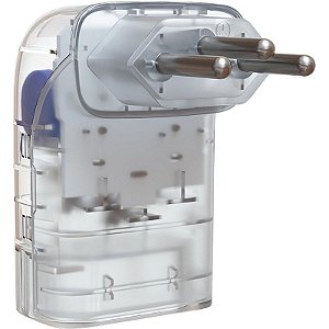 Protetor de Surto iClamper Pocket Fit 1 Tomada 20A 3 Pinos Transparente