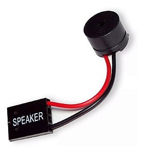 Speaker Buzzer Passivo para Placa Mãe Diagnóstico de Bipes POST 5V Conector 4 Pinos