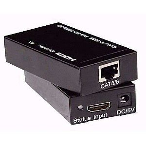 Extensor HDMI via Cabo de Rede RJ45 Exbom CCEX-HD2RJ45L60 até 60m Full HD 1080p