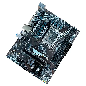 Placa-Mãe LGA1700 H610 NVME REVENGER DDR4 M.2 2x HDMI 1x DisplayPort mATX
