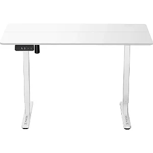 Mesa Elétrica com Altura Ajustável UNICO FORTREK Lift Motor Único 120x60cm Suporta 60kg Branca