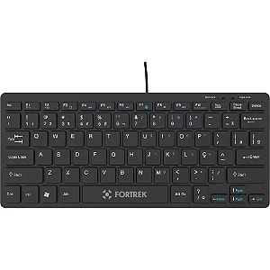 Teclado FORTREK K13 Mini USB ABNT2 Preto