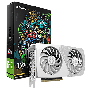 Placa de Vídeo PCYES GeForce RTX 3060 Graffiti Projeto Edge 12GB GDDR6 Dual Fan