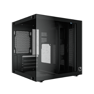 Gabinete Gamer BLUECASE BG-066 LIFE mATX Vidro Temperado Preto Sem Fonte