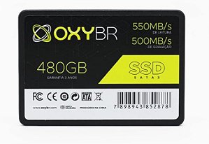SSD OXYBR OXYBR400/480 480GB SATA III 2.5pol 550MB/s