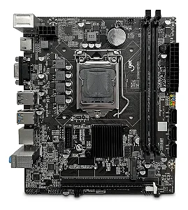 Placa-Mãe LGA1151 H110 GET H110M-GET DDR4 NVMe M.2 HDMI VGA USB 3.0 mATX