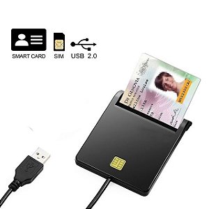 Leitor de Cartão Smart Card Certificado Digital USB A3