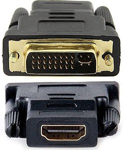 Conversor DVI-I 24+5 X HDMI Fêmea