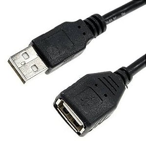 Cabo USB Extensor Macho x Fêmea 2.0 2 Metros c/Filtro CBX-U2AMAF20 Exbom