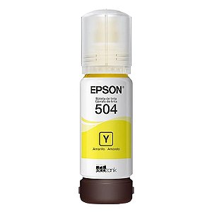 Refil de Tinta AmareloEpson ama T504 T504420 70ml