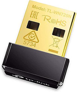 Adaptador Wireless USB Nano 150Mbps 2.4GHz TL-WN725N TP-Link