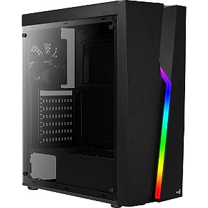 Gabinete Gamer MID Tower RGB Acrílico Bolt Aerocool