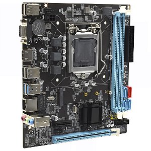 Placa Mãe BrazilPC 1155 B75M-TG Micro ATX DDR3 NVME VGA HDMI USB 3.0