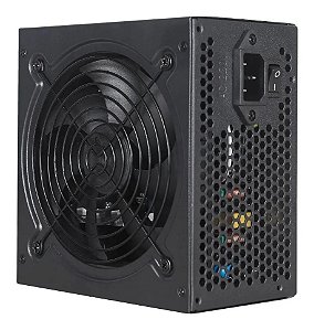 Fonte ATX 500W Real Full Range 80 Plus Bronze Black Hawk Fortrek