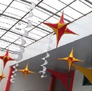 Kit 5 Espirais de Tecido Pendurado de 1.60cm