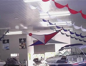 Kit C/ 5 Espirais Em Tecido Tencionado 2,50Cm