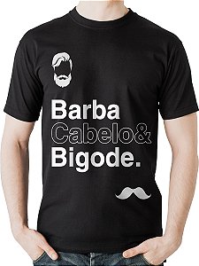 Camiseta Estampada Uniforme Barbeiro Cabeleireiro 100% Algodão