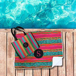 KIT PRAIA - CANGA E B0LSA PERSONALIZADOS