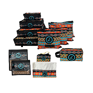 ORGANIZADOR DE VIAGEM PERSONALIZADO - KIT 13 PEÇAS