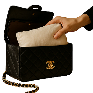 Almofadas Estruturadoras Sarja Premium - Toque de Luxo e Proteção Superior - O Segredo para Bolsas Impecáveis