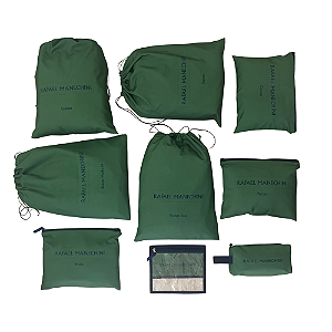 Kit Organizador Viagem Infantil 8 Peças Personalizado Meninos