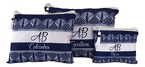 KIT 3 ORGANIZADORES FLEXÍVEIS DE VIAGEM (P, M, G) - PERFEITO PARA BIJUTERIAS, ROUPAS ÍNTIMAS E ACESSÓRIOS